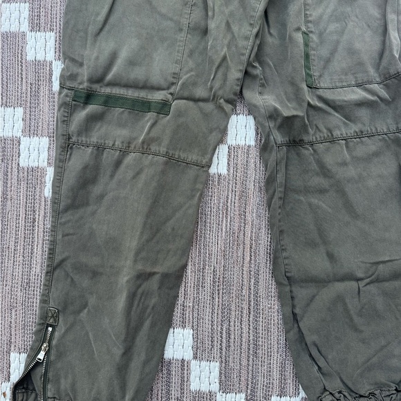 River Island Green Cargo Pants Utility Style - Picture 2 of 5